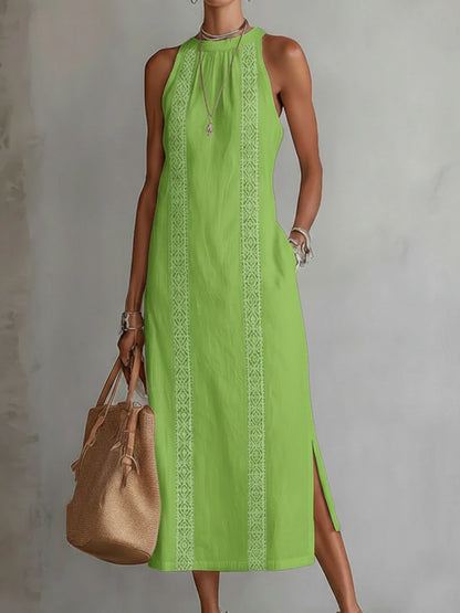 Women's Solid Color Loose Long Shirt Dress Casual Oversized Button Down Summer Dress