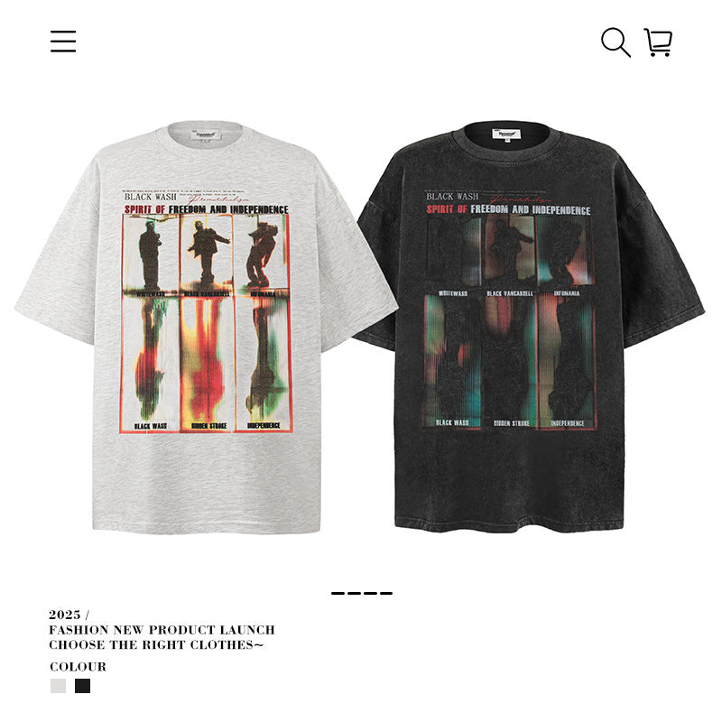 VANCARHELL Spirit Of Freedom Photo Print Tee