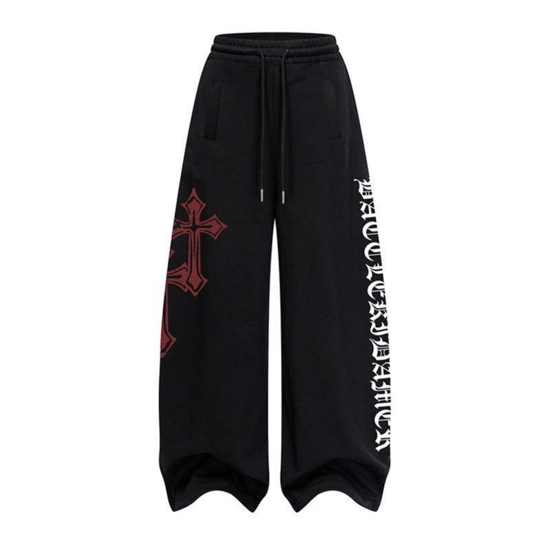 DARKAGE Gothic Cross Heavyweight Sweatpants