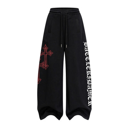 DARKAGE Gothic Cross Heavyweight Sweatpants