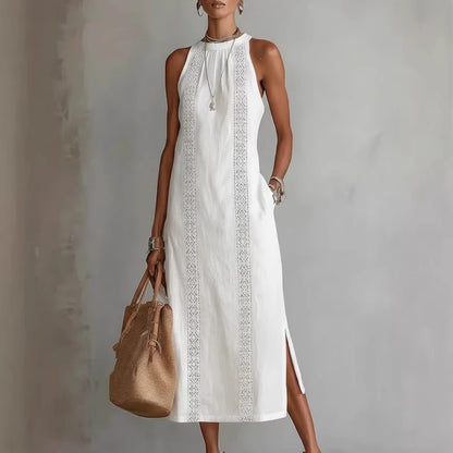 Women's Solid Color Loose Long Shirt Dress Casual Oversized Button Down Summer Dress