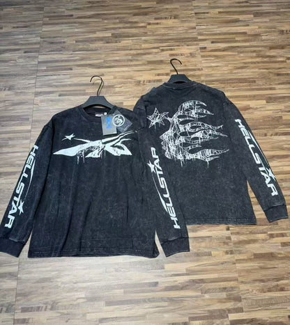 Hellstar “Basketball Skeleton” Long Sleeve Tee