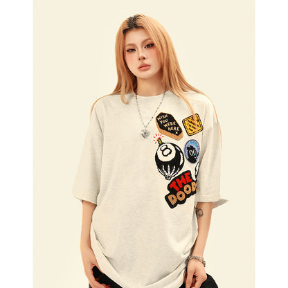 Graphic Patch "THE DOODS" T-Shirt by Oro