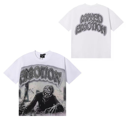 MIXED EMOTIONS Diamond Angel Jetski Rhinestone Tee