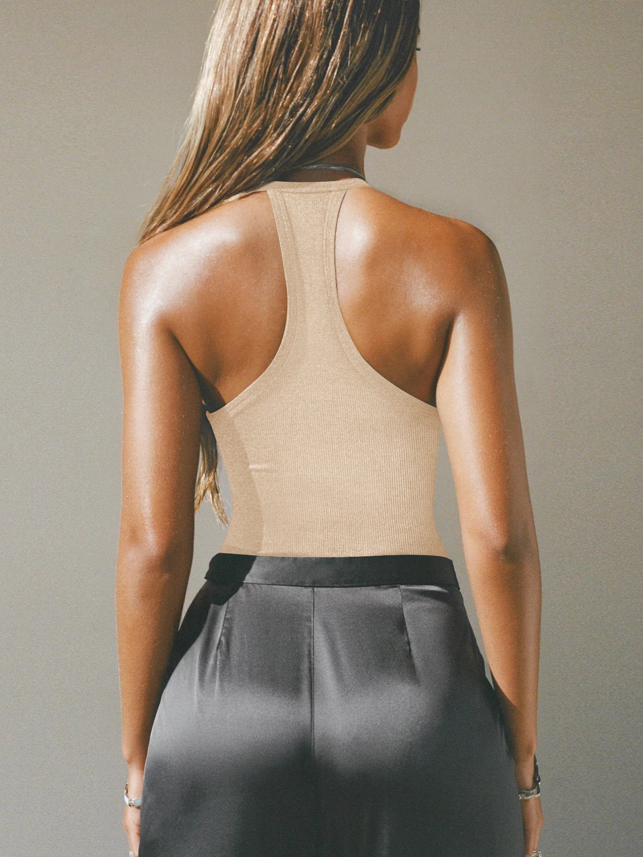 Heart Hollow Halter Sleeveless Short Vest Top - Seldom Seen Styles