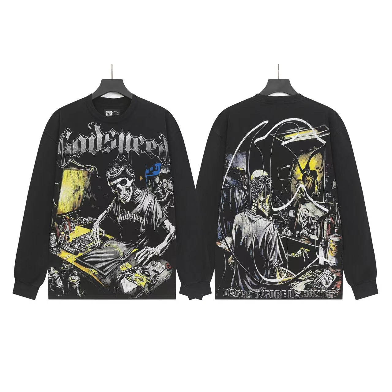 Godspeed Statue of Liberty Long Sleeve Shirt