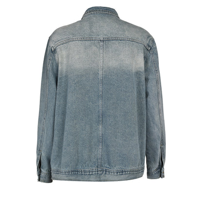 Aegle Deconstruct Asymmetric Denim Jacket