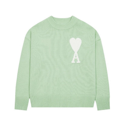 A - HEART SWEATER - Seldom Seen Styles