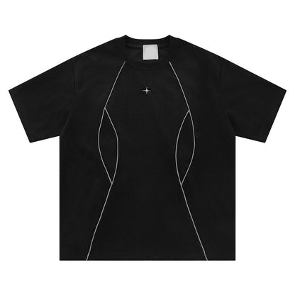 Cyber Sigilism Star Stitch T-Shirt
