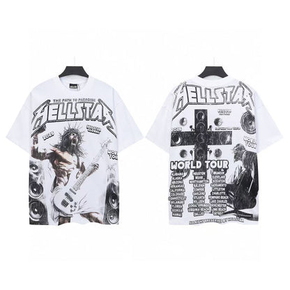 Hellstar "Jesus Wept" T-Shirt / Hellstar "The Path to Paradise" T-Shirt