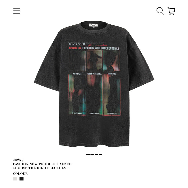 VANCARHELL Spirit Of Freedom Photo Print Tee