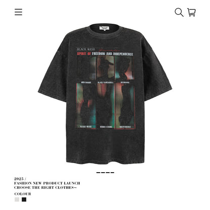 VANCARHELL Spirit Of Freedom Photo Print Tee