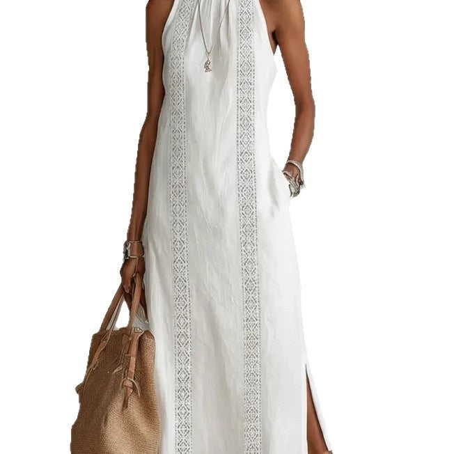 Women's Solid Color Loose Long Shirt Dress Casual Oversized Button Down Summer Dress - Seldom Seen Styles