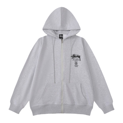 Stüssy Stock Logo Copyright Hoodie