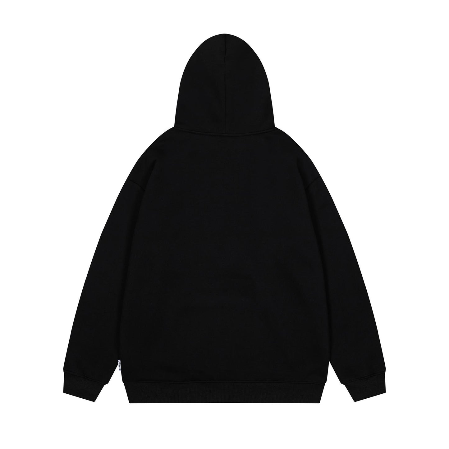 Fluffy Puppy Embroidered Fleece Hoodie Loose Fit Lazy Style Couple Casual High Street Streetwear Pullover | Fluffy Pup Hoodie
