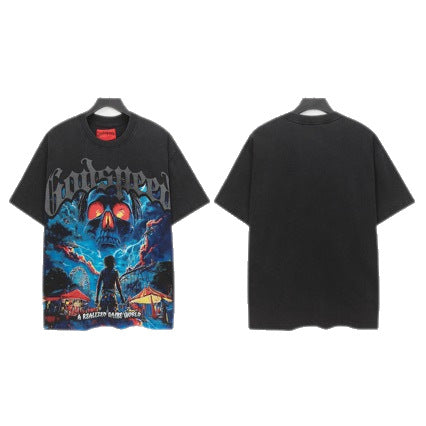 Godspeed Statue of Liberty "Night of the Demigods" Tee