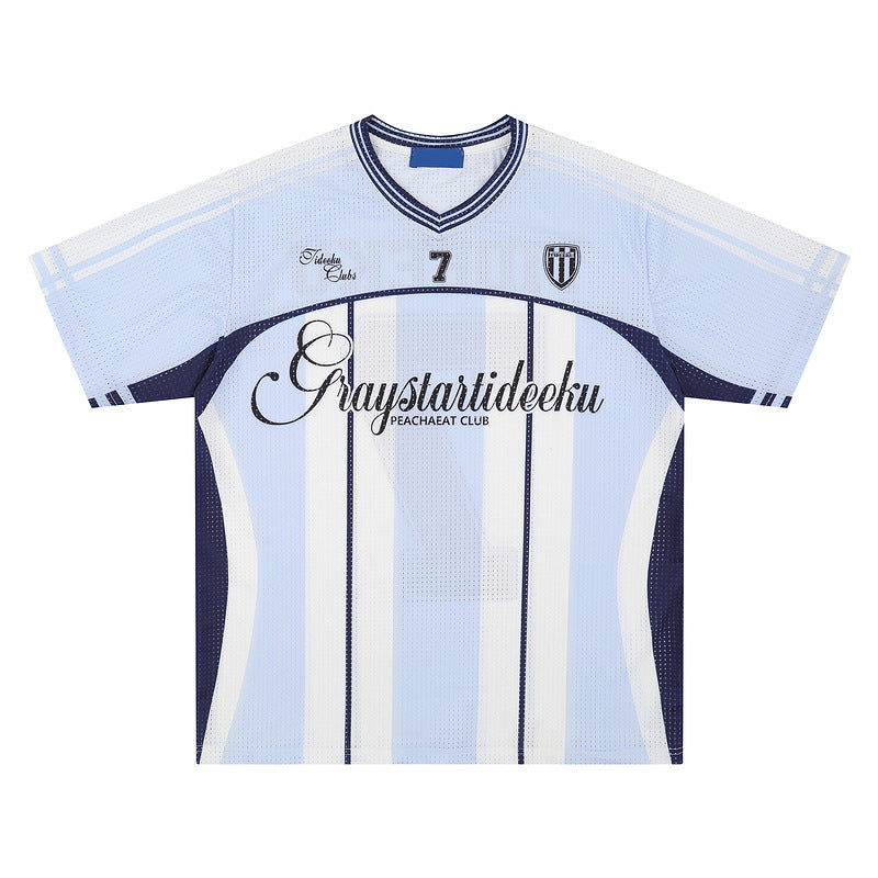 Graystar Tideeku 7 Striped Football Jersey