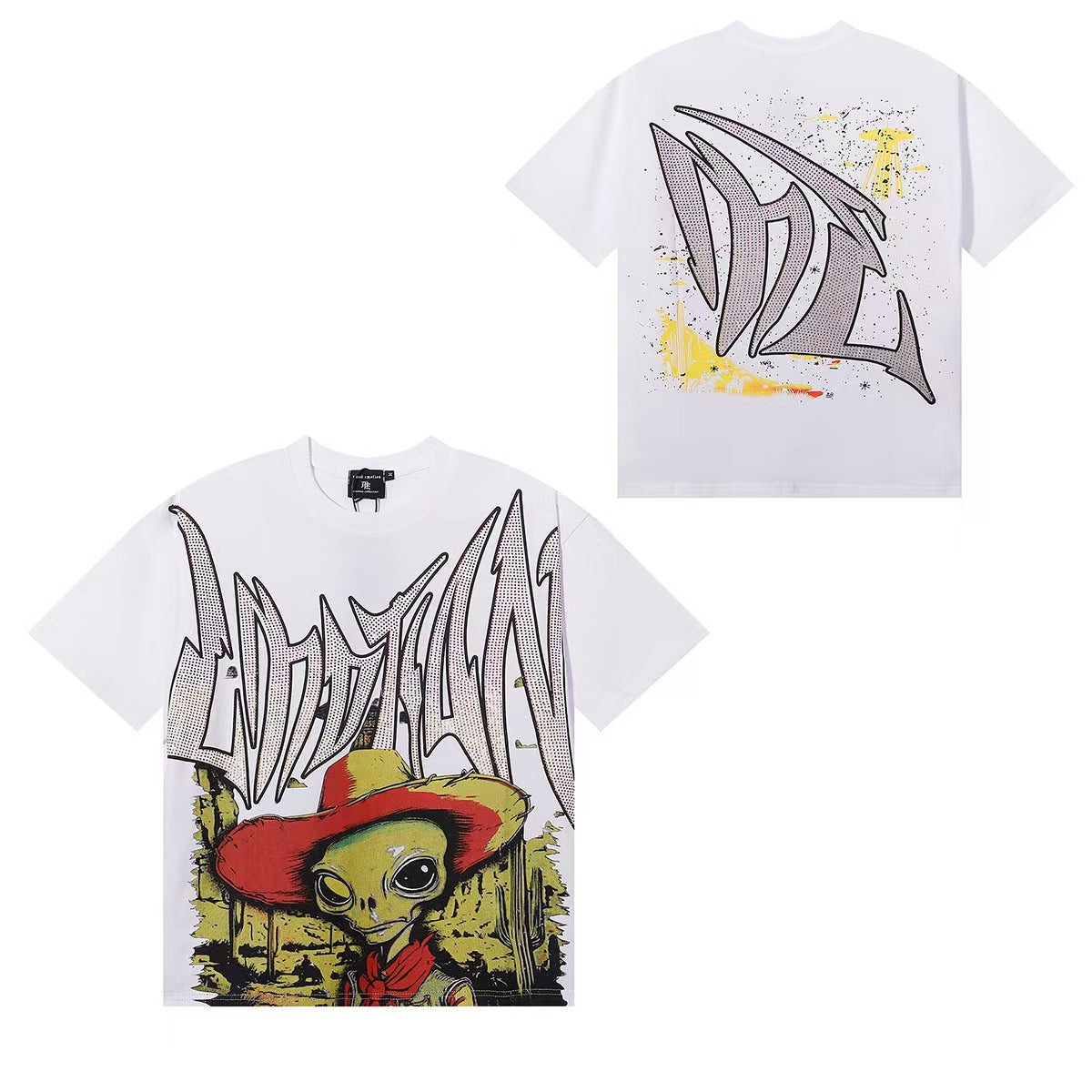 MIXED EMOTIONS Diamond Angel Jetski Rhinestone Tee
