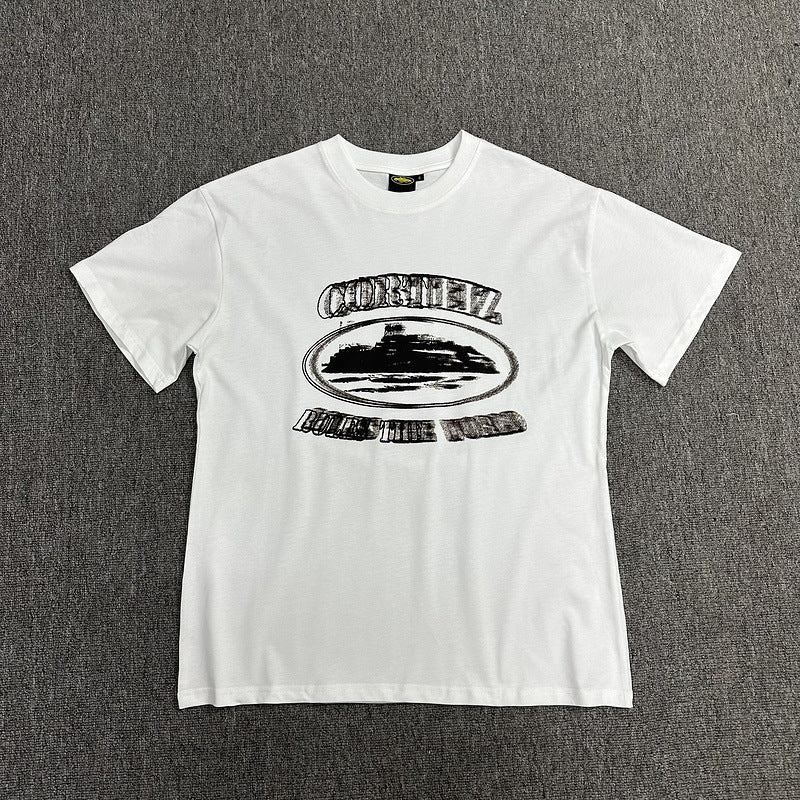 Alcatraz Graphic T Shirt Oversized Streetwear Tee Vintage Logo Print Cotton Crew Neck Unisex T Shirt