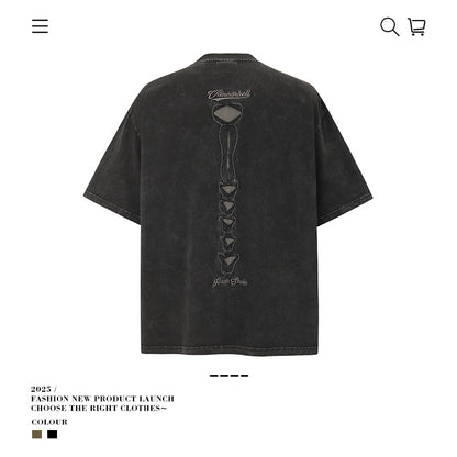 VANCARHELL Skeleton Ribcage T-Shirt