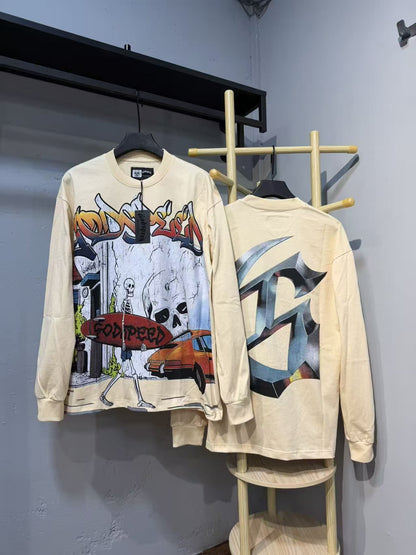 Godspeed Statue of Liberty Long Sleeve Shirt