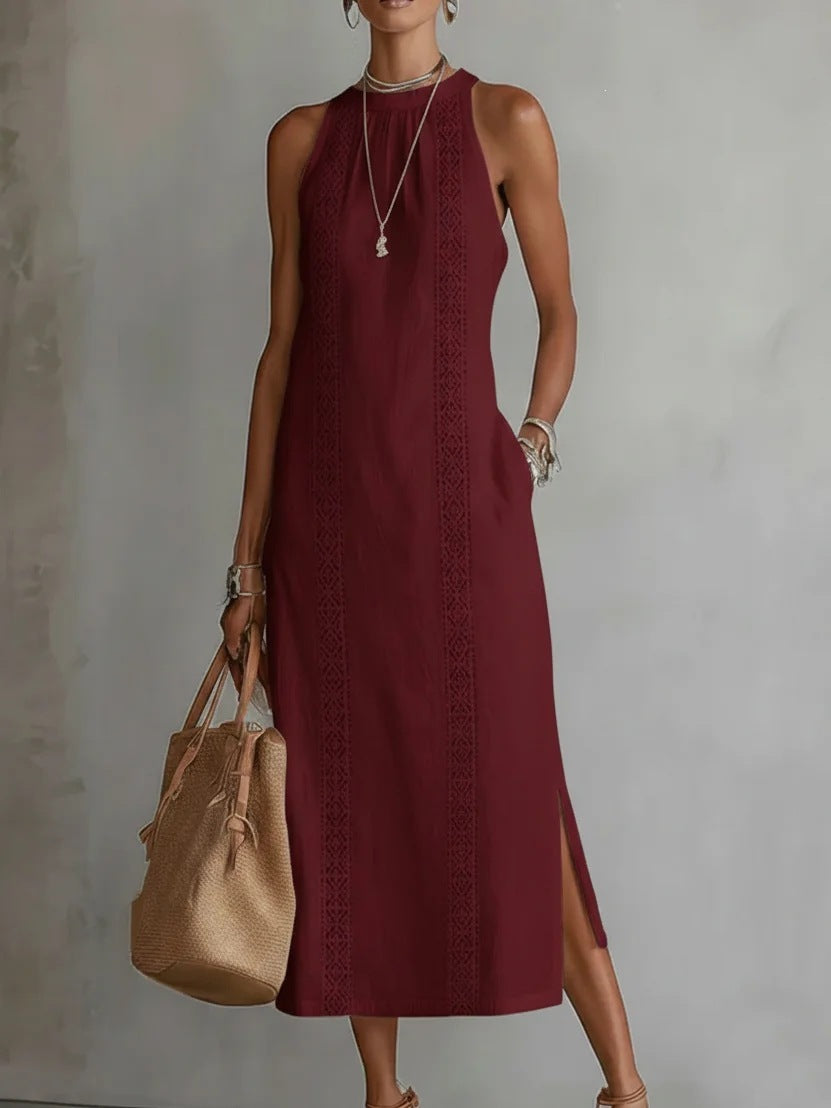 Women's Solid Color Loose Long Shirt Dress Casual Oversized Button Down Summer Dress - Seldom Seen Styles