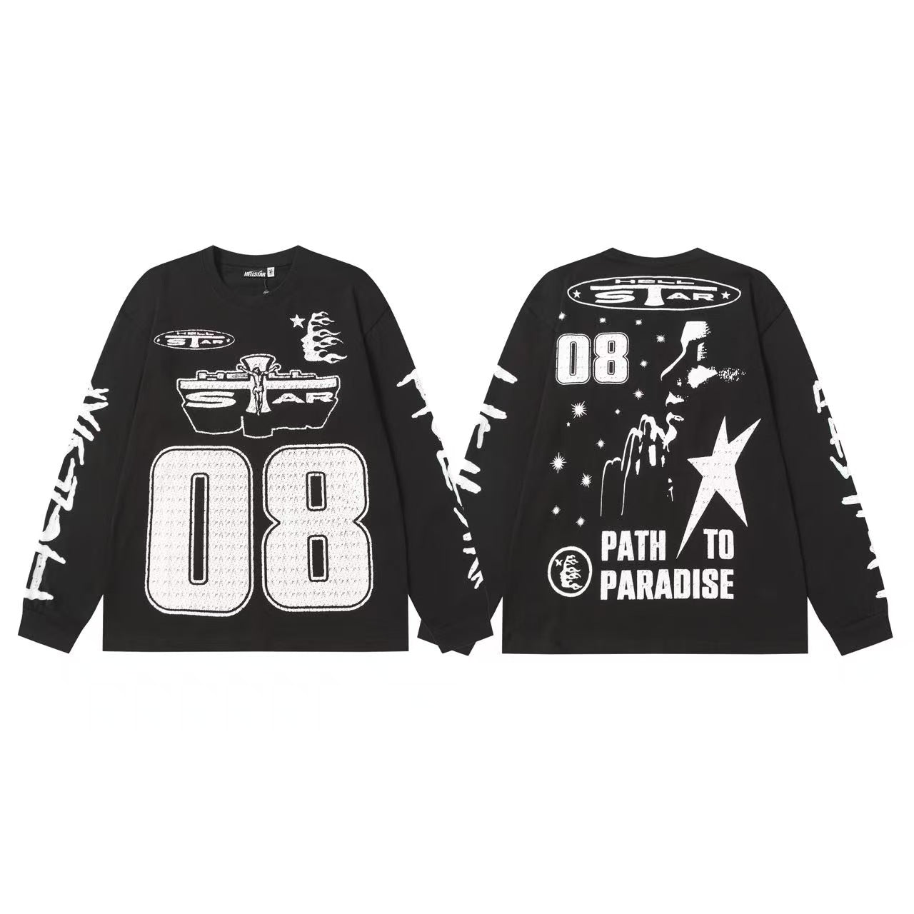 Hellstar “Basketball Skeleton” Long Sleeve Tee