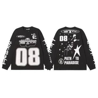 Hellstar “Basketball Skeleton” Long Sleeve Tee
