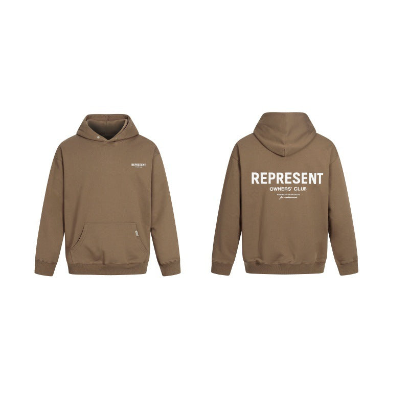Unisex Oversized Graphic Hoodie Casual Streetwear Sweatshirt Letter Print Pullover Hooded Jumper for Men and Women