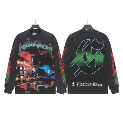 Godspeed Statue of Liberty Long Sleeve Shirt
