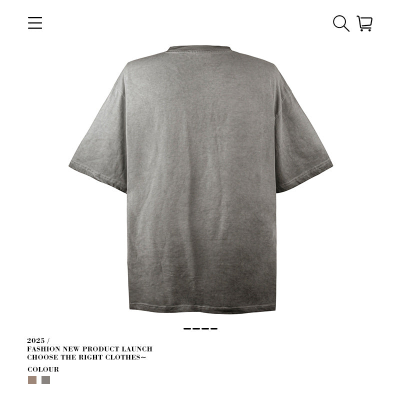 VANCARHELL "Create Your Life" Cat Collage Wash Tee