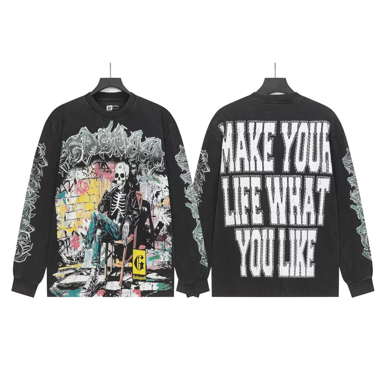 Godspeed Statue of Liberty Long Sleeve Shirt