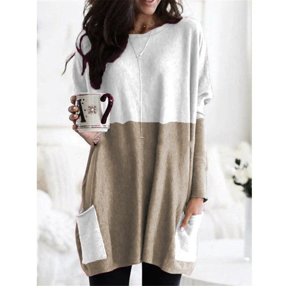 Chicbeautyy Women's Lightweight Long Sleeve Tunic Top - Seldom Seen Styles