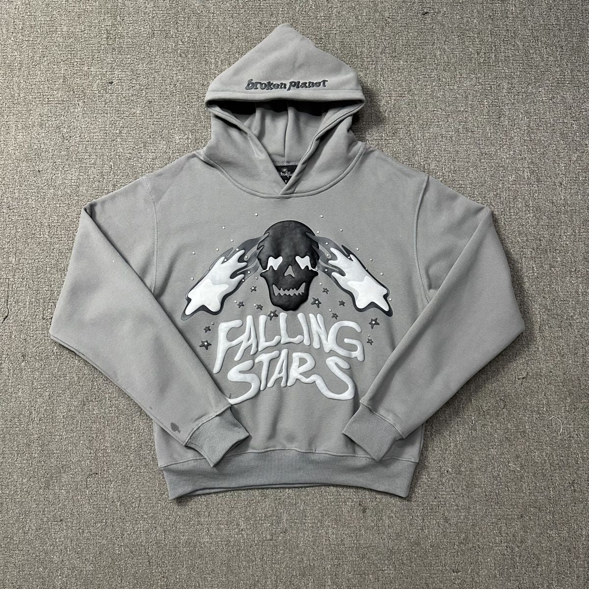 Broken Planet Hoodie and Sweatpants Set Oversized Graphic Tracksuit Streetwear Two Piece Outfit Unisex