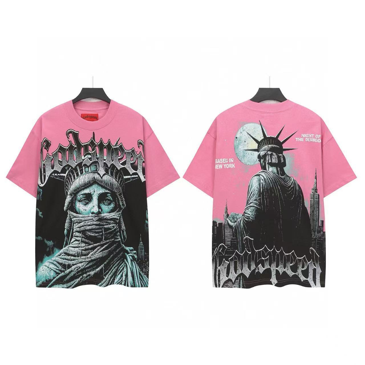 Godspeed Statue of Liberty "Night of the Demigods" Tee
