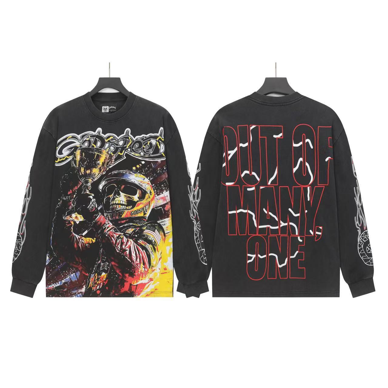 Godspeed Statue of Liberty Long Sleeve Shirt