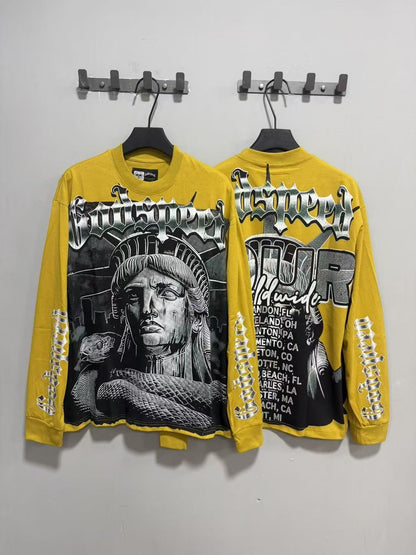 Godspeed Statue of Liberty Long Sleeve Shirt