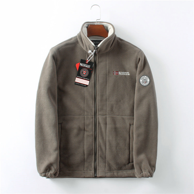 Double-Layer Fleece Hooded Jacket - Seldom Seen Styles