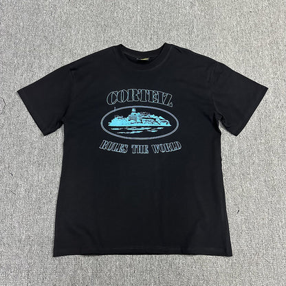 Alcatraz Graphic T Shirt Oversized Streetwear Tee Vintage Logo Print Cotton Crew Neck Unisex T Shirt