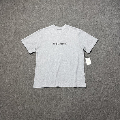 Aime Leon Dore New York Queens Graphic T-Shirt Vintage Streetwear Crew Neck Cotton Tee Casual Short Sleeve Unisex Top