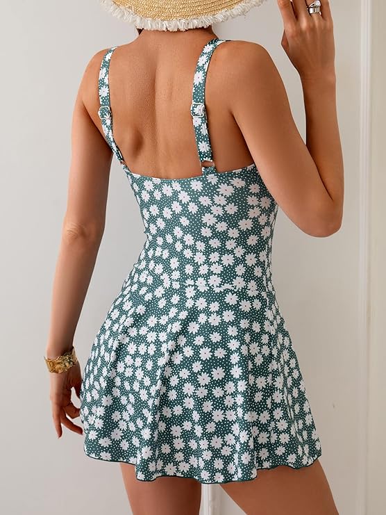One Piece Swimdress Swimsuits for Women - Seldom Seen Styles
