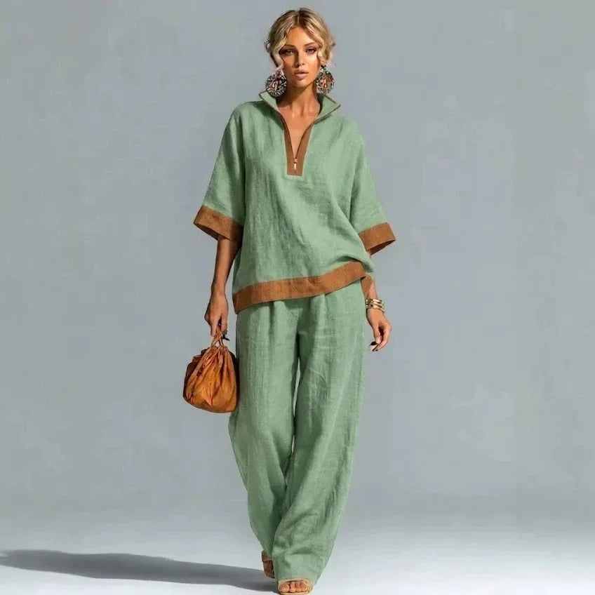 Opehlia Summer Linen Matching Set - Seldom Seen Styles
