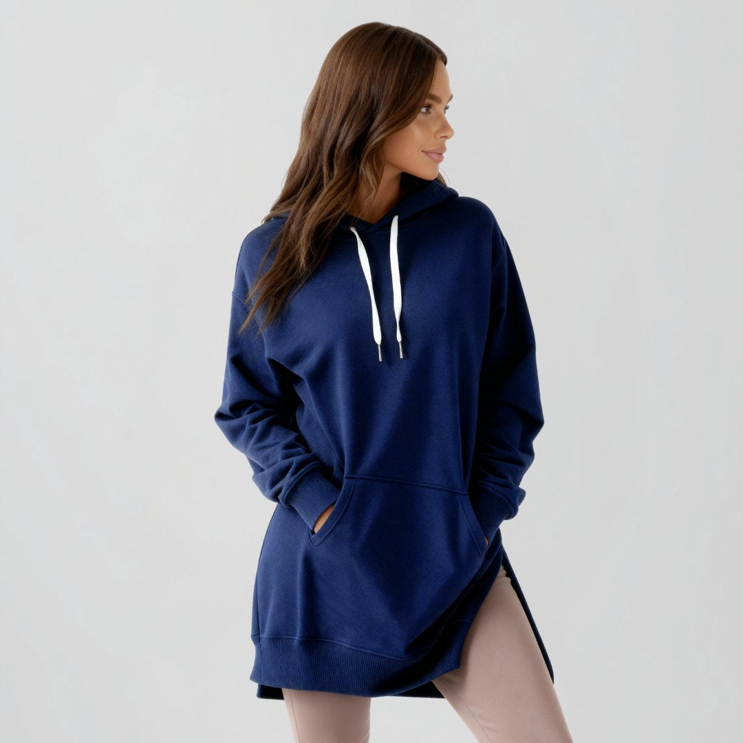 Oversized Hoodie Dress for Women – Long Cozy Pullover (S–2XL) - Seldom Seen Styles