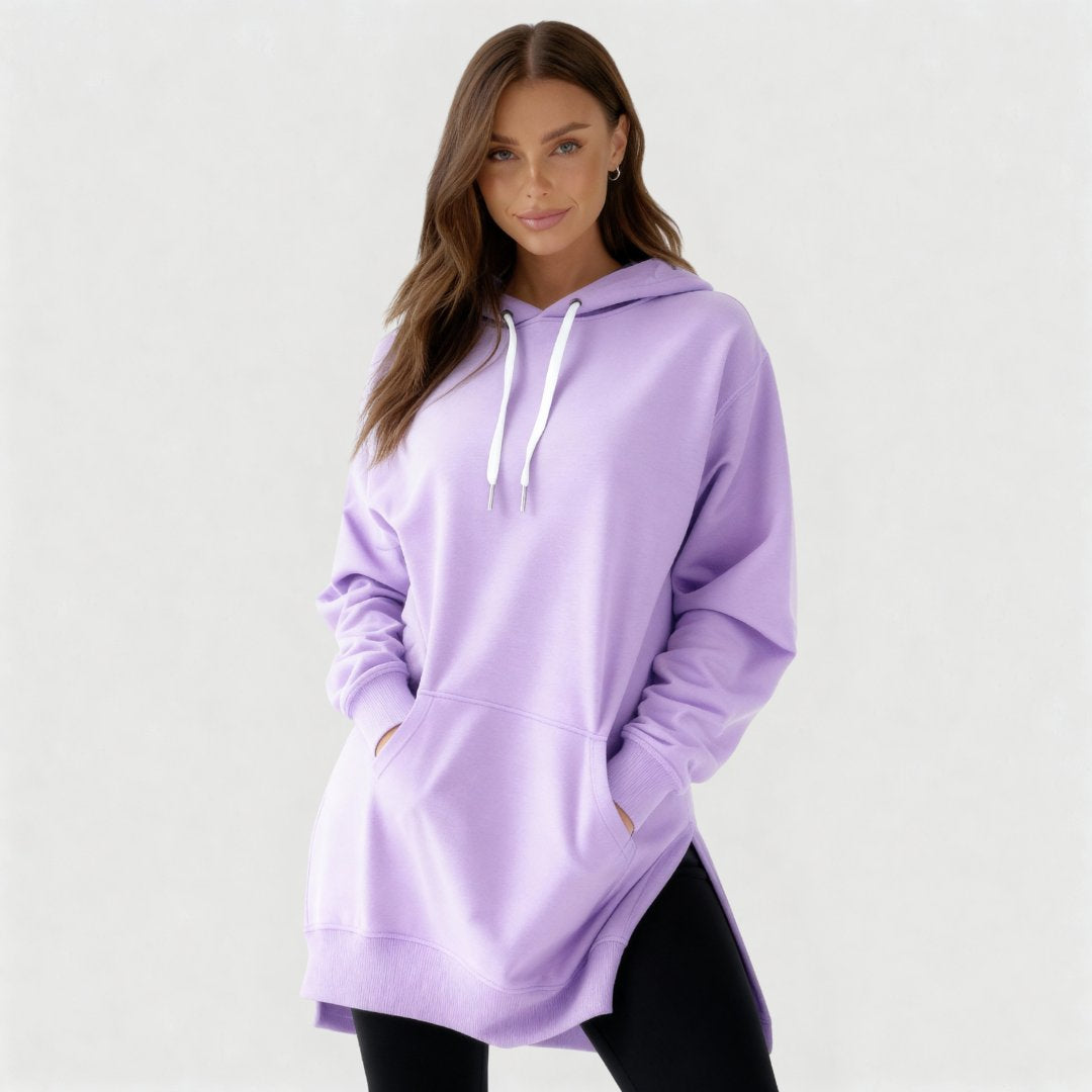 Oversized Hoodie Dress for Women – Long Cozy Pullover (S–2XL) - Seldom Seen Styles