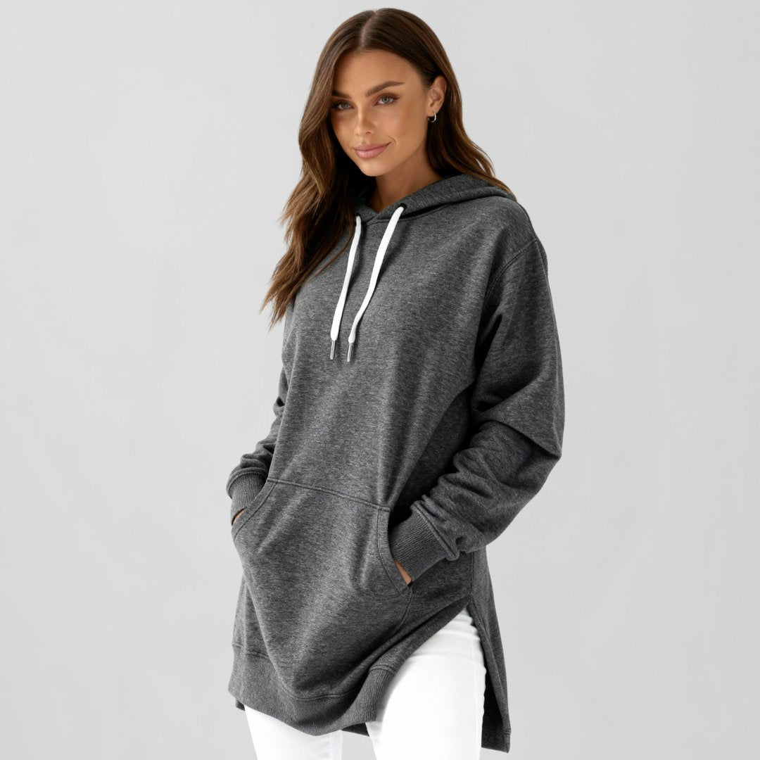 Oversized Hoodie Dress for Women – Long Cozy Pullover (S–2XL) - Seldom Seen Styles