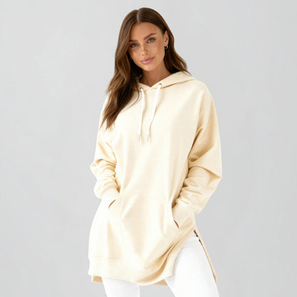 Oversize-Hoodie-Kleid für Damen – Langer kuscheliger Pullover (S–2XL)