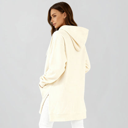 Oversize-Hoodie-Kleid für Damen – Langer kuscheliger Pullover (S–2XL)