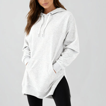 Oversize-Hoodie-Kleid für Damen – Langer kuscheliger Pullover (S–2XL)