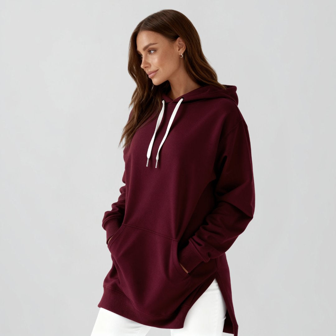 Oversized Hoodie Dress for Women – Long Cozy Pullover (S–2XL) - Seldom Seen Styles