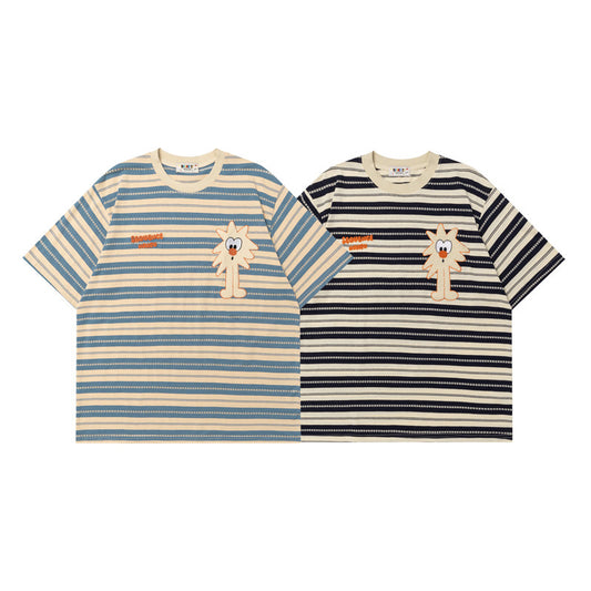 Oversized Short Sleeve Shirt Casual Summer Streetwear Top | N232 Blue Shirt - Seldom Seen Styles